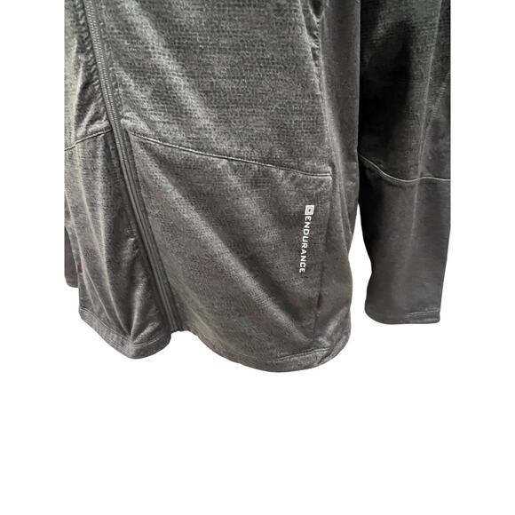 Ogio Endurance Jacket Mens XL Gray Full Zip Jacket Performance Capital One Logo - Picture 3 of 10